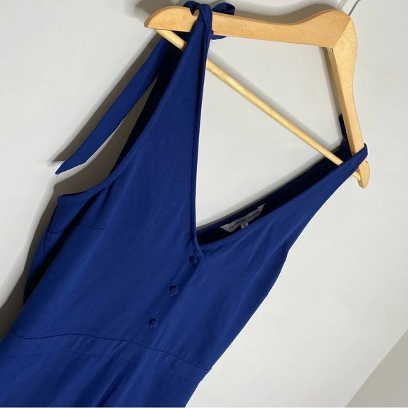 ✨NWT Cupcakes & Cashmere Lapis Blue Topeka Jumpsuit Women's Size Small - Picture 4 of 12